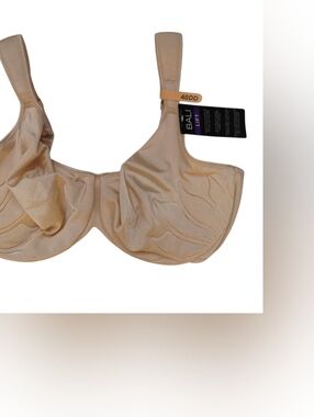 Bali Lift Underwire Support Bra in Nude/Beige - 40DD NWT